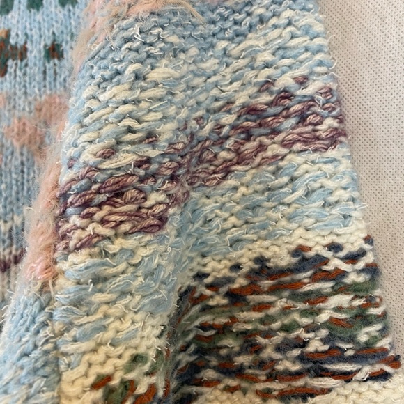 Anthropologie | Daily Practice Multicoloured Wool Cropped Sweater Size S/XS - Picture 6 of 13